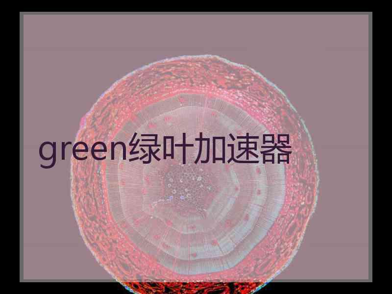 green绿叶加速器