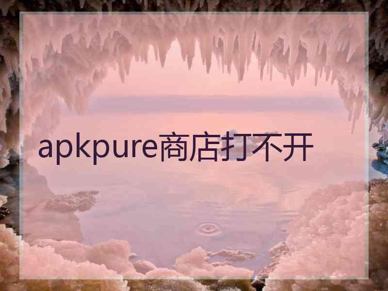 apkpure商店打不开
